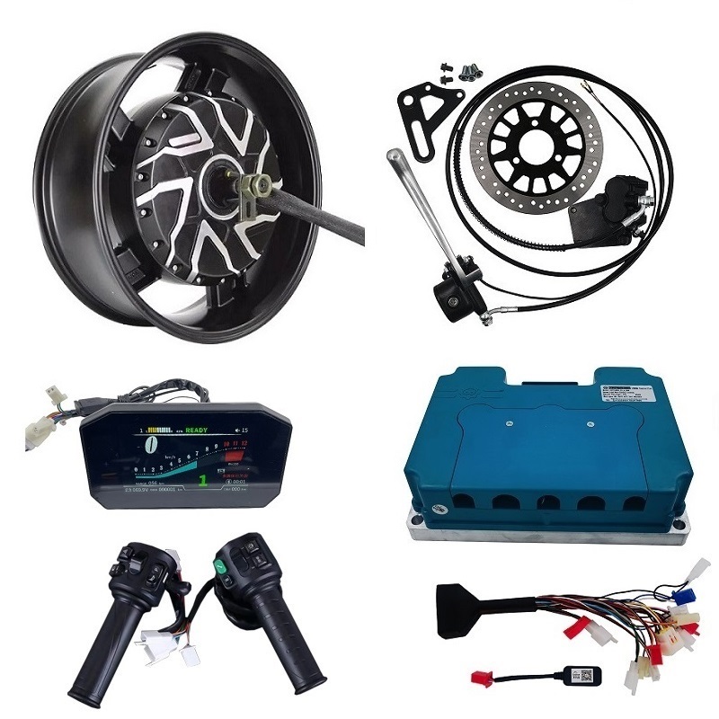 12000W Electric Motorcycle Hub Motor - Kits de Motor Eléctrico para Motocicleta,