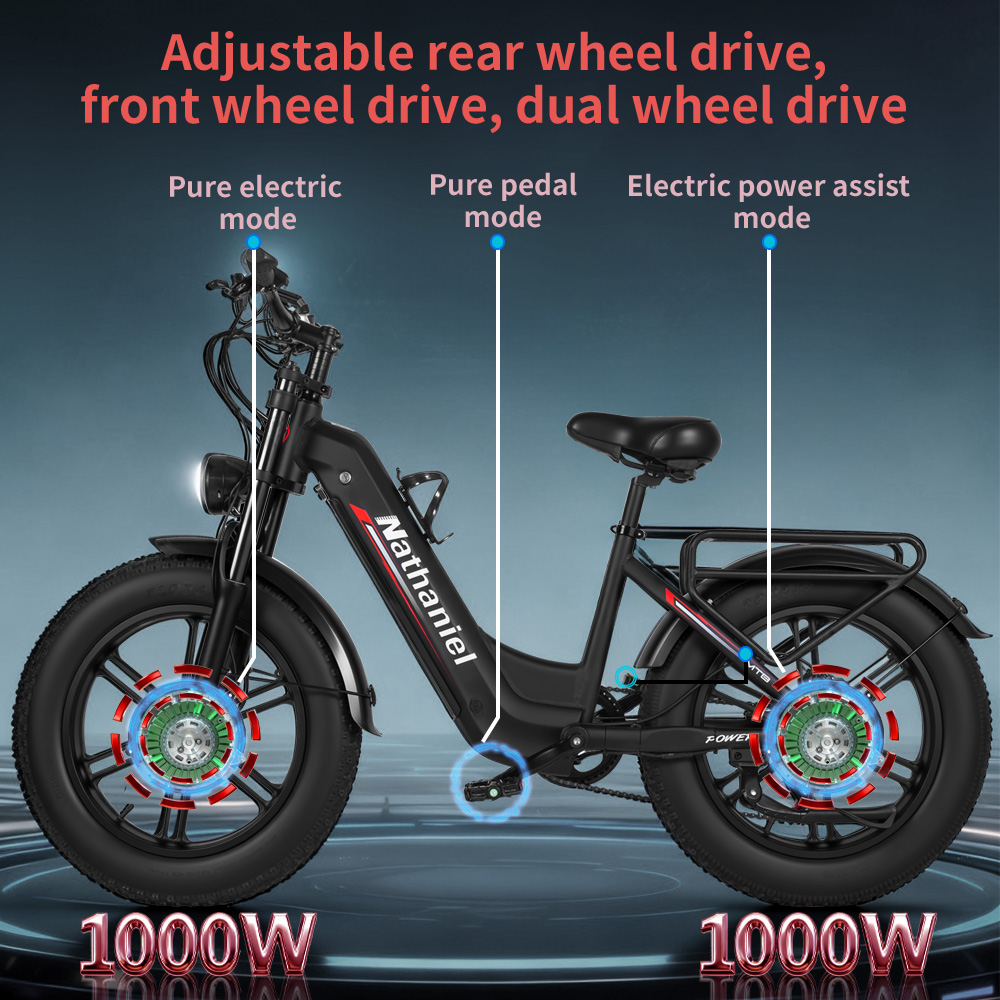 Bicicleta Eléctrica para Adult - Dual Motor Ebike Kit 2000W reseña y precio