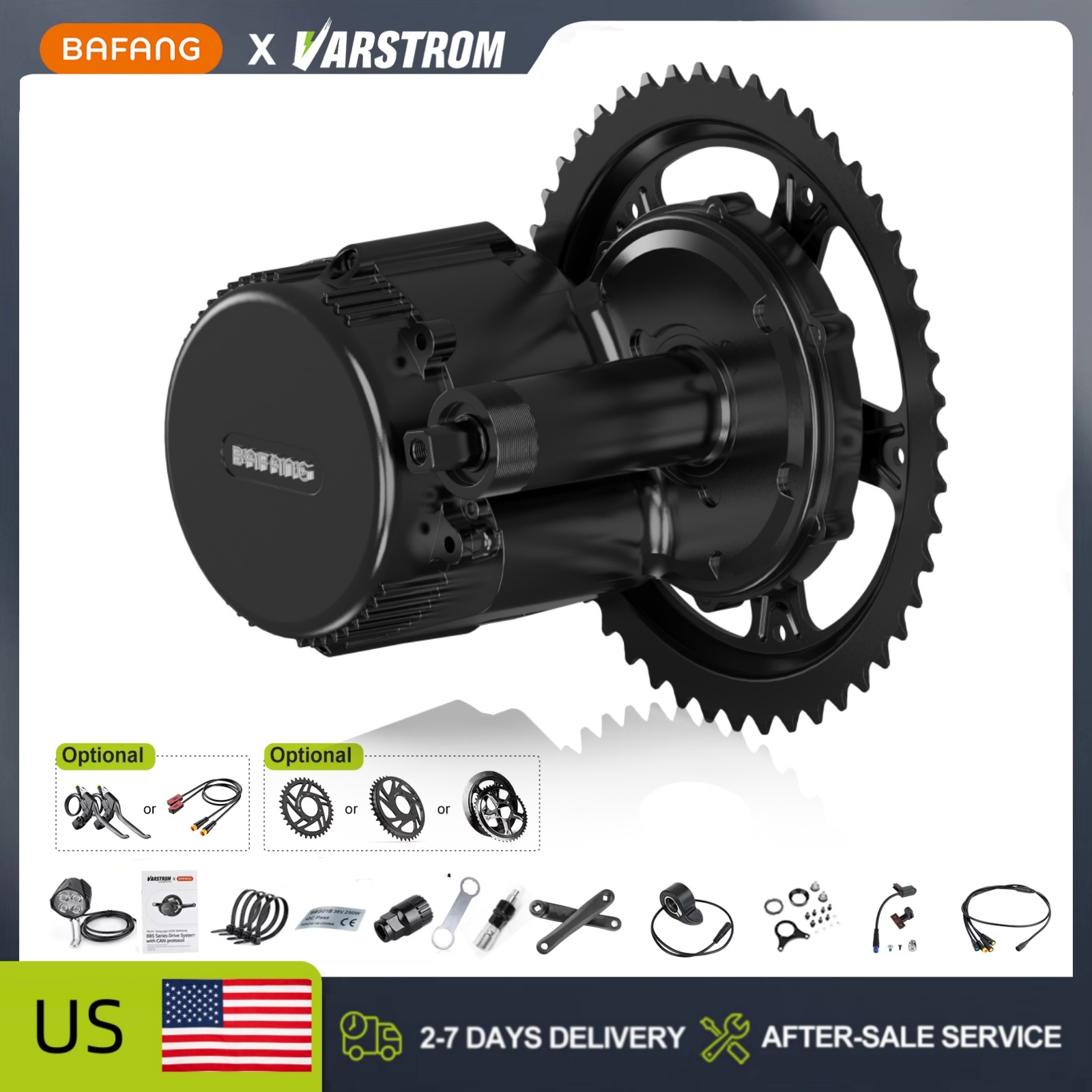 Kit de conversión para bicicle - Side Hung Mid Drive Motor Kit reseña y precio